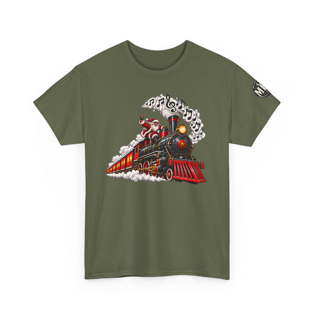 Vintage Steam Train Graphic T-Shirt