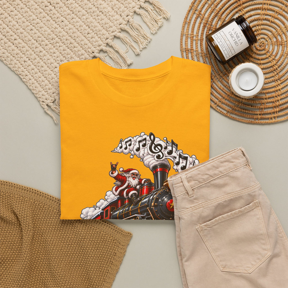Vintage Steam Train Graphic T-Shirt