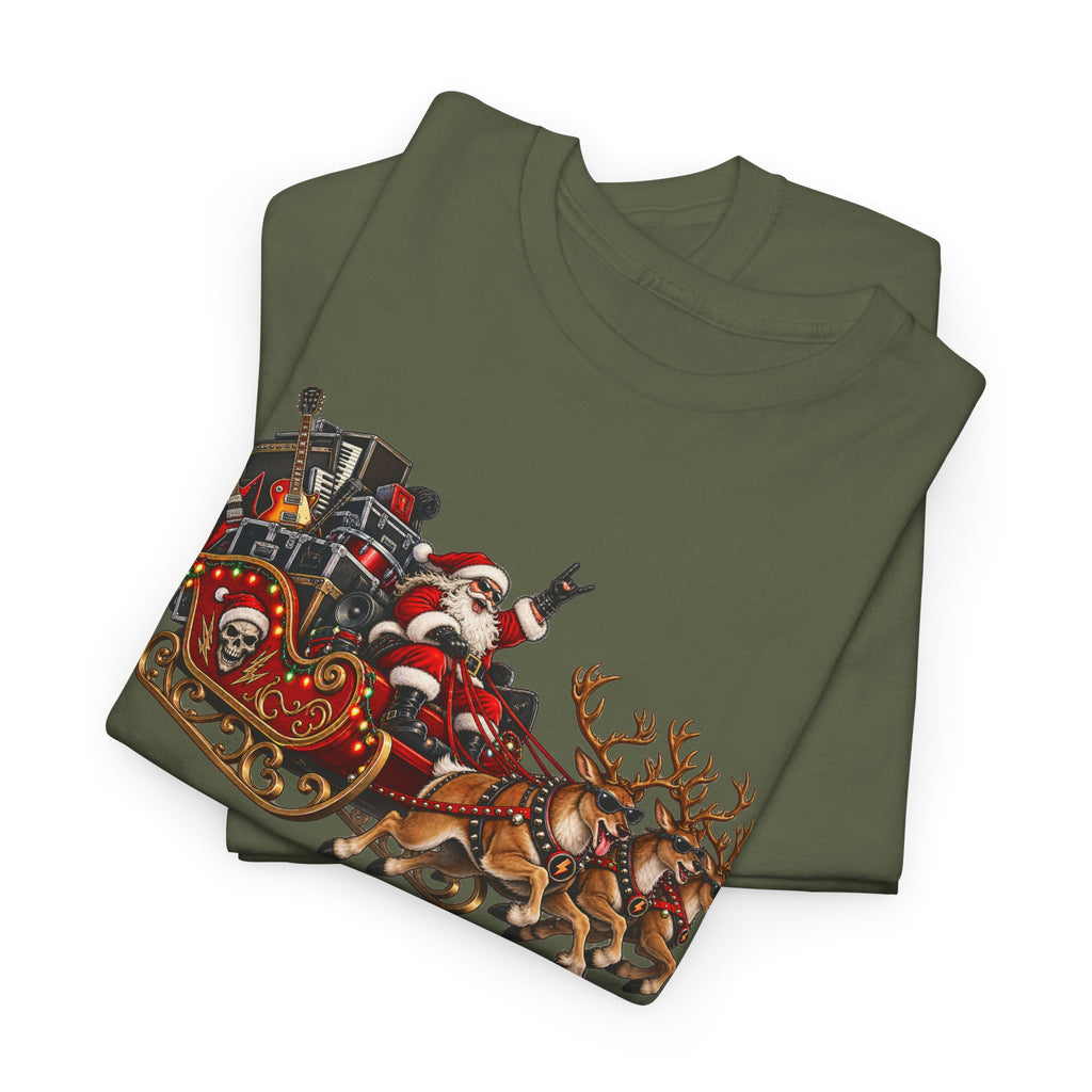 Festive Santa Sleigh Christmas T-Shirt