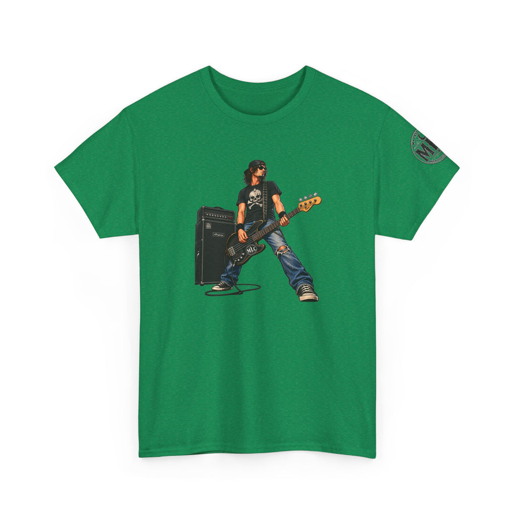 Bass Guitarist Rock Tee — Vintage Rock Band Music T-Shirt