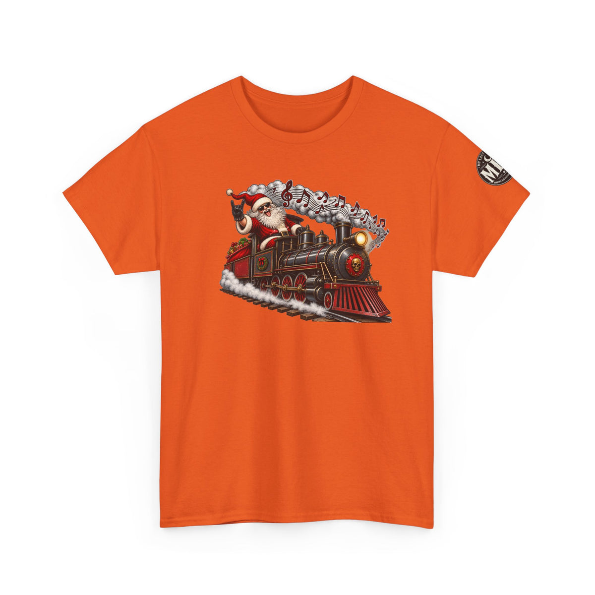 Christmas Train Santa Graphic T-Shirt