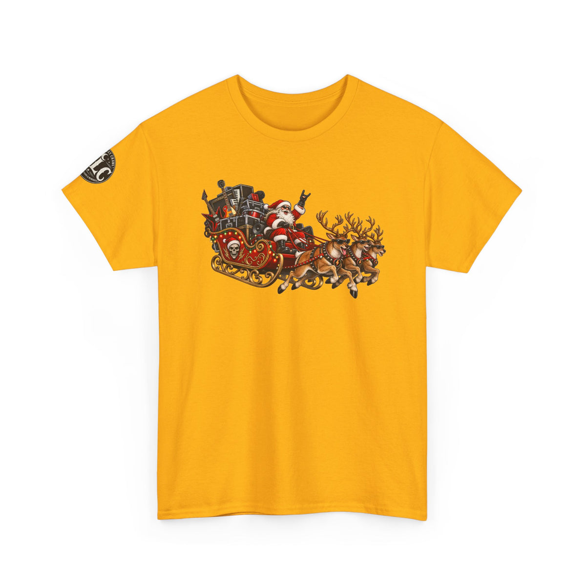 Festive Santa Sleigh Christmas T-Shirt