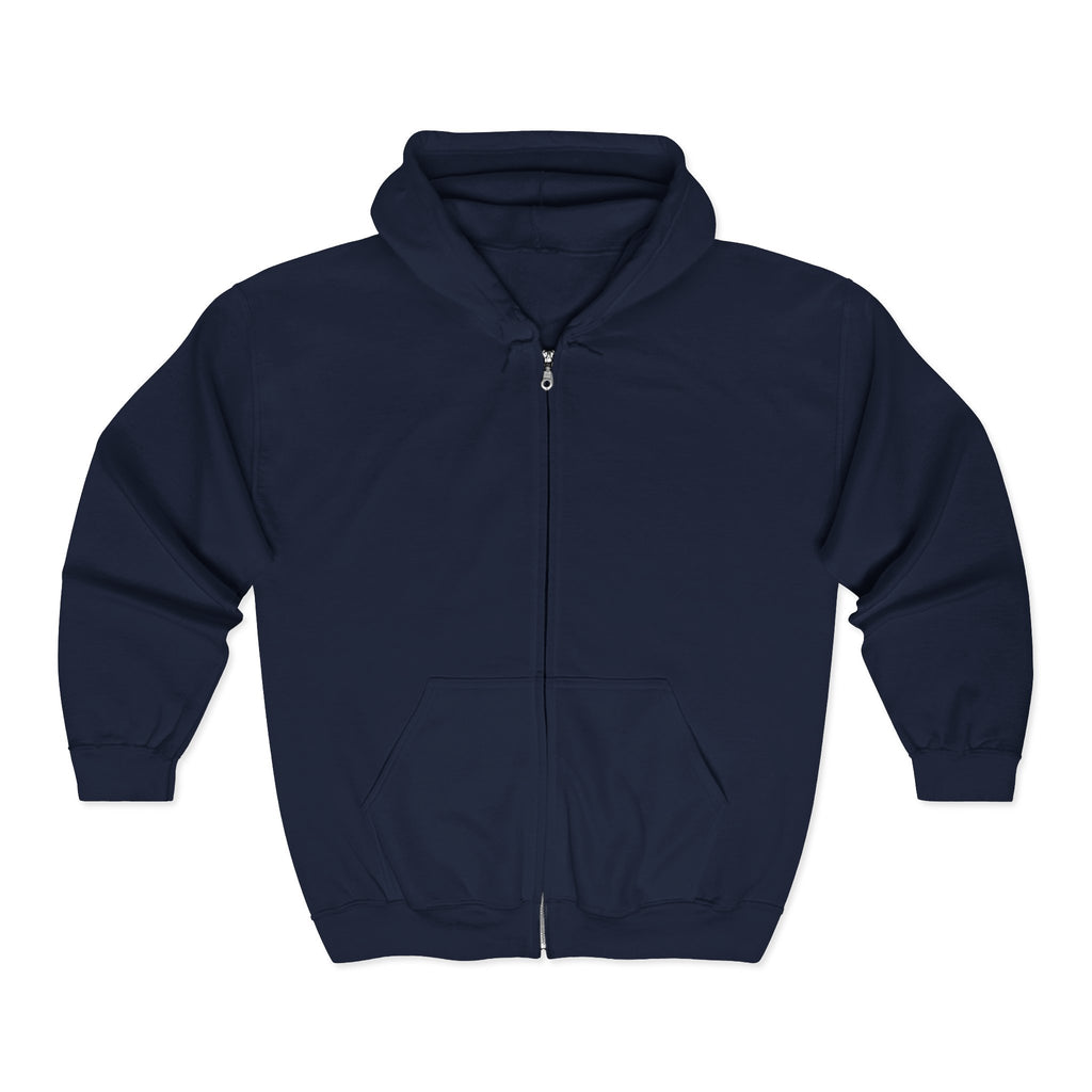 MLC Circle Logo Zip Hoodie - Vintage Moon & Stars Design