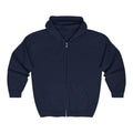 MLC Circle Logo Zip Hoodie - Vintage Moon & Stars Design