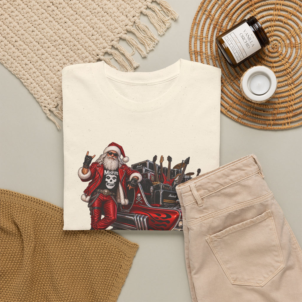 Santa Claus Christmas Hot Rod Tee