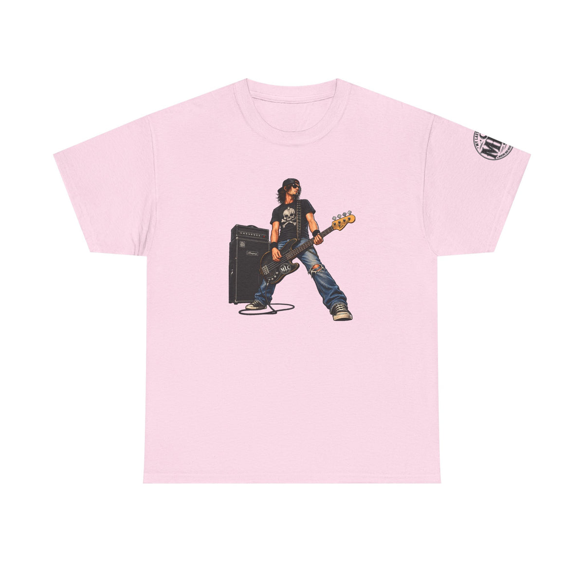 Bass Guitarist Rock Tee — Vintage Rock Band Music T-Shirt