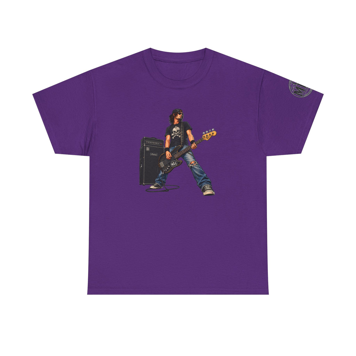 Bass Guitarist Rock Tee — Vintage Rock Band Music T-Shirt