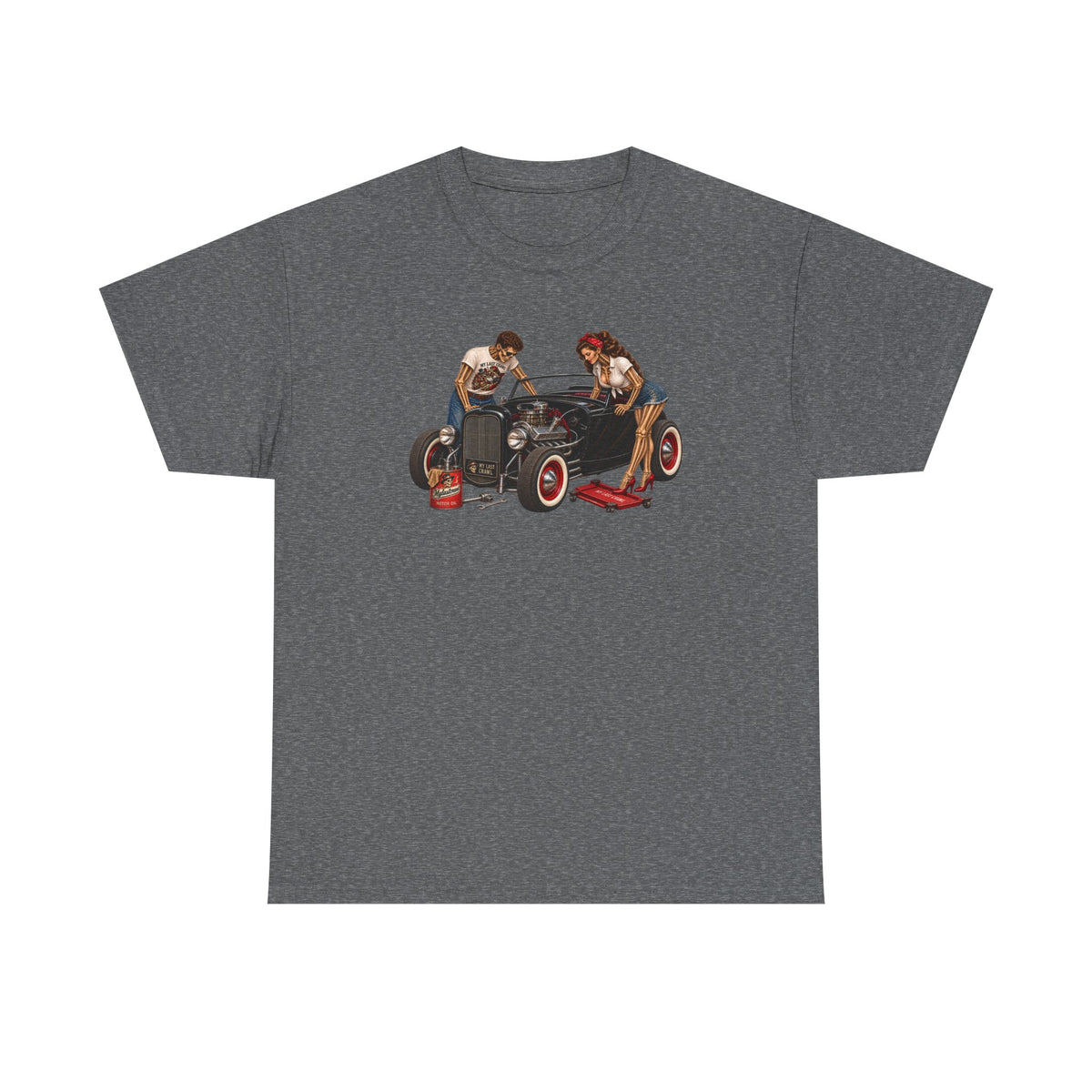 Vintage Hot Rod skeletons