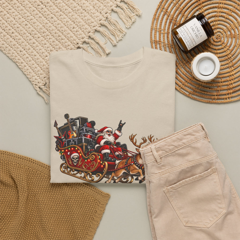 Festive Santa Sleigh Christmas T-Shirt