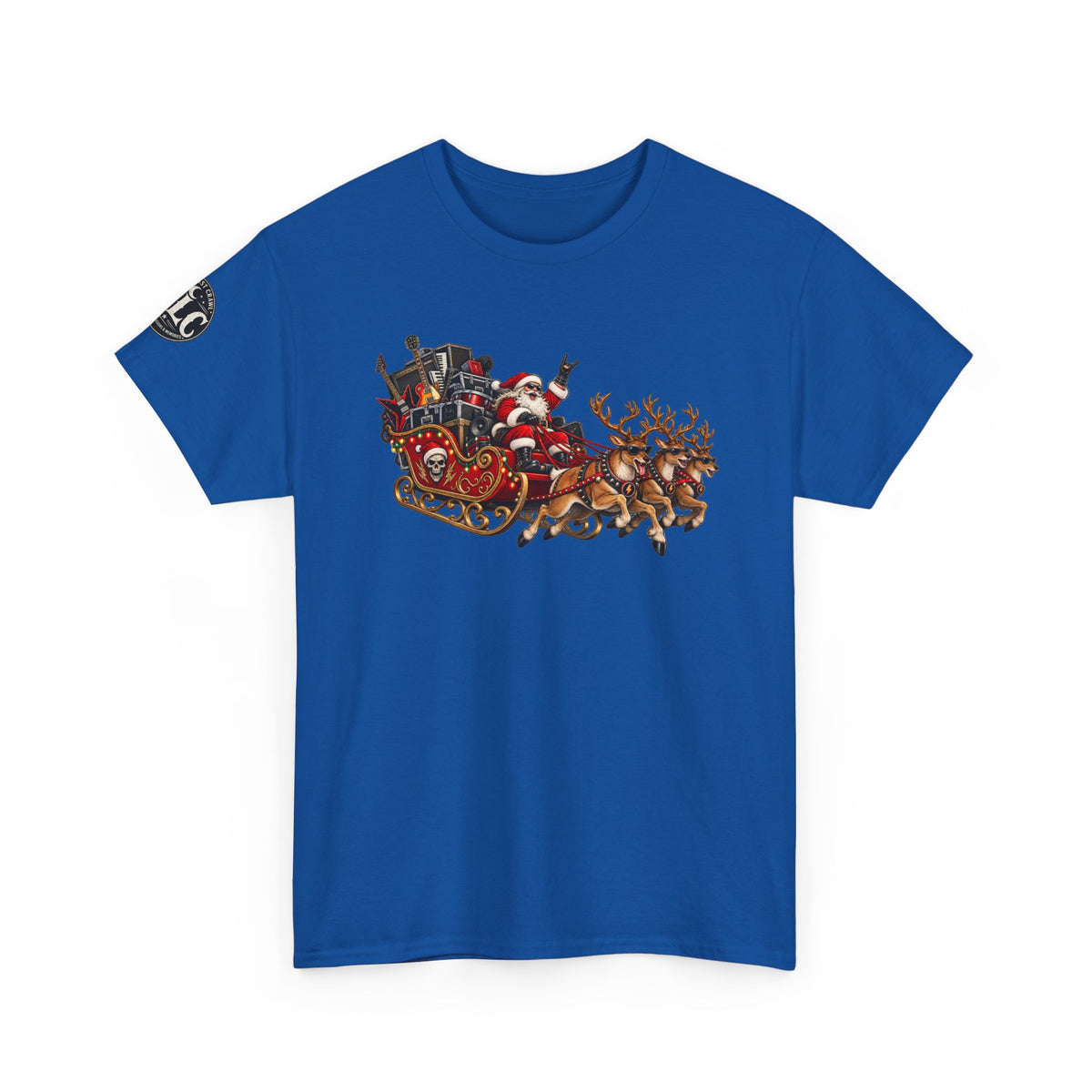 Festive Santa Sleigh Christmas T-Shirt