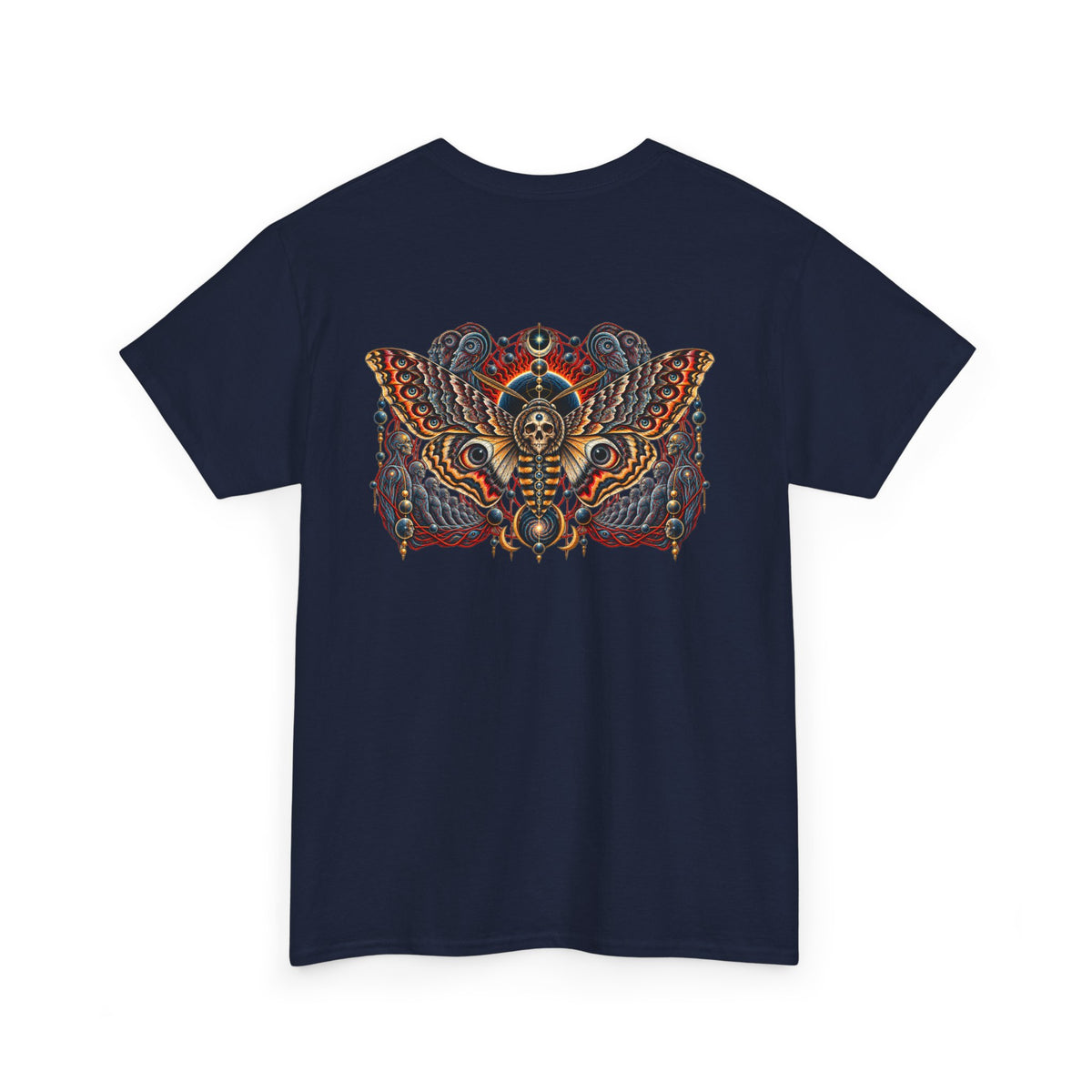 Mystical Moth and Sacred Geometry Graphic Tee