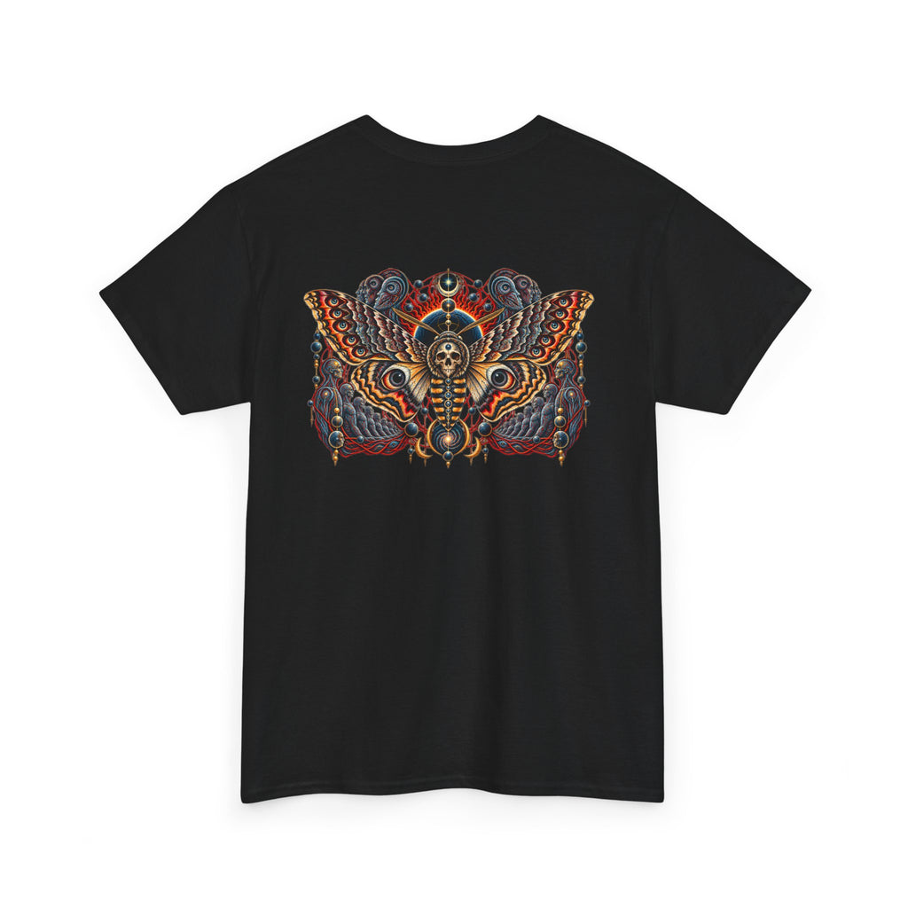 Mystical Moth and Sacred Geometry Graphic Tee